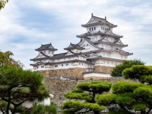 Le château d'Himeji au Japon