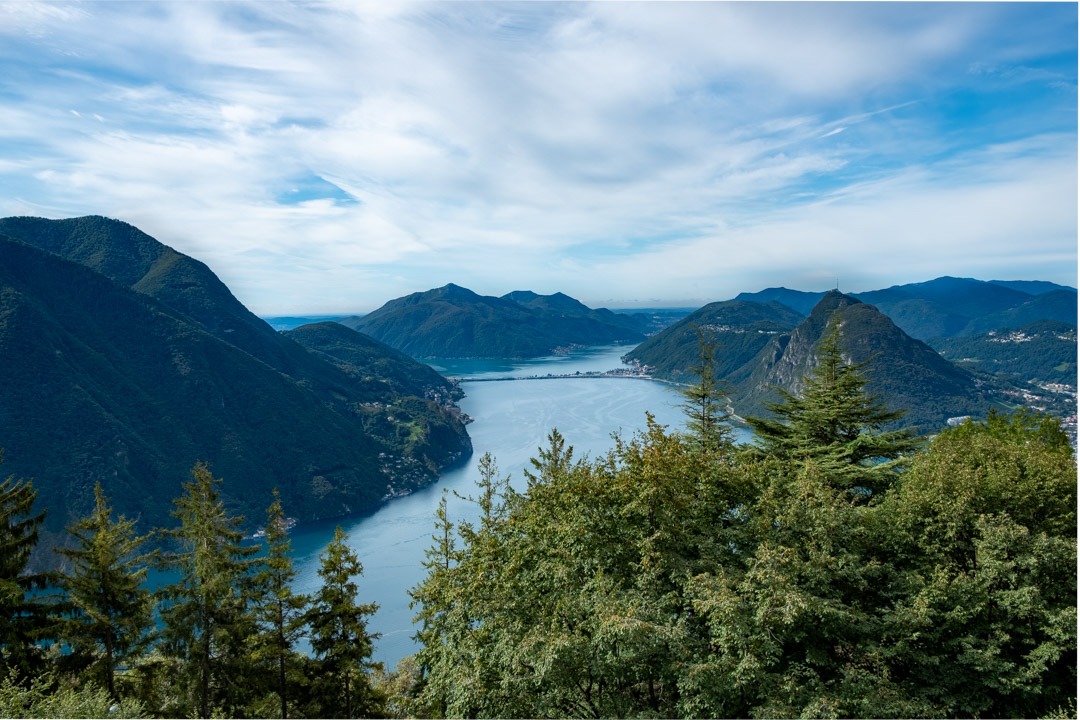 Le lac de Lugano au Tessin