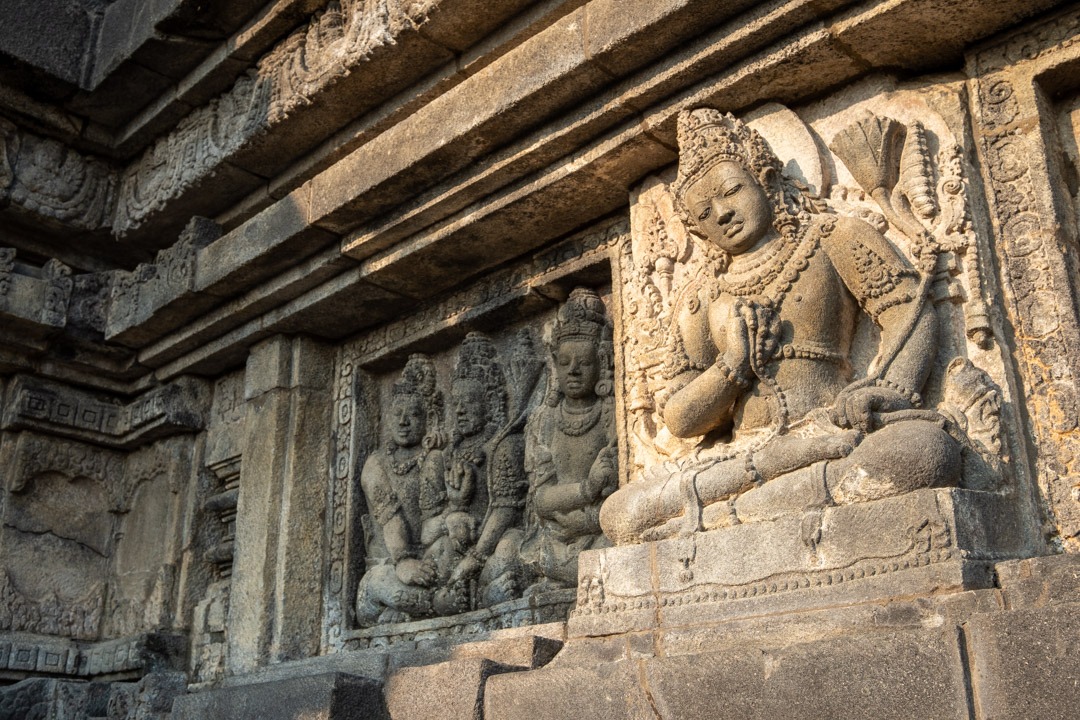 bas-relief du temple de Prambanan